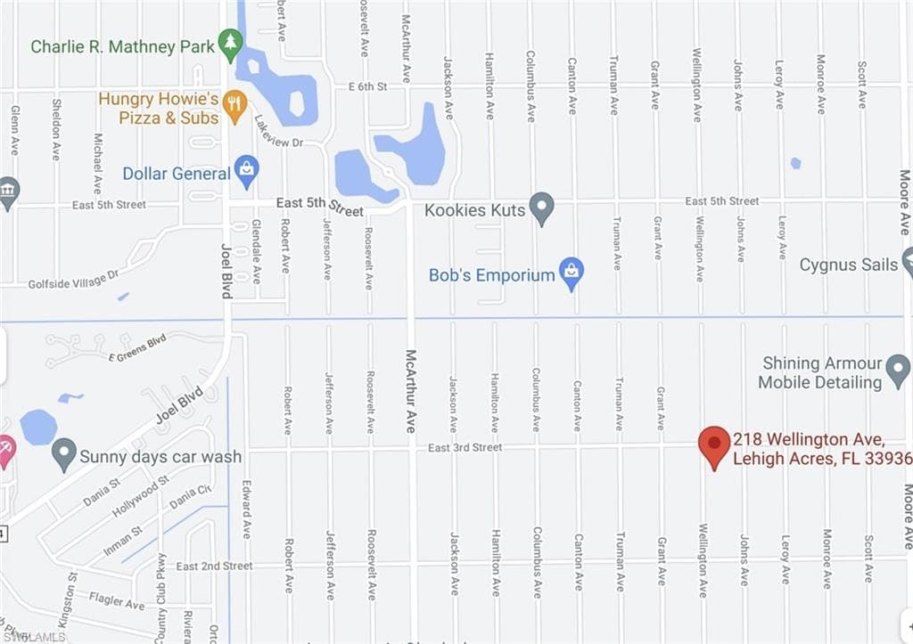 218 Wellington AVE LEHIGH ACRES, FL 33936