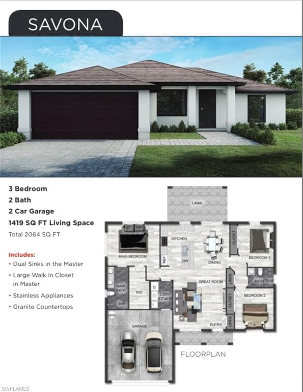 2717 NW Juanita PL CAPE CORAL, FL 33993