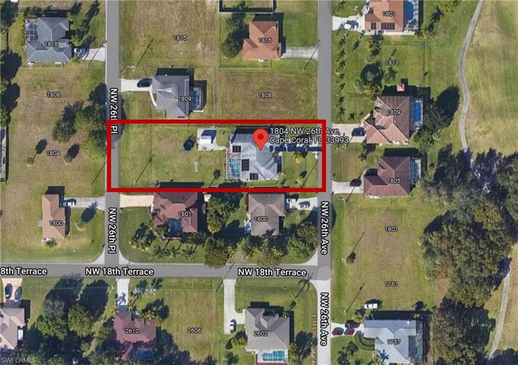 1804 NW 26th AVE CAPE CORAL, FL 33993