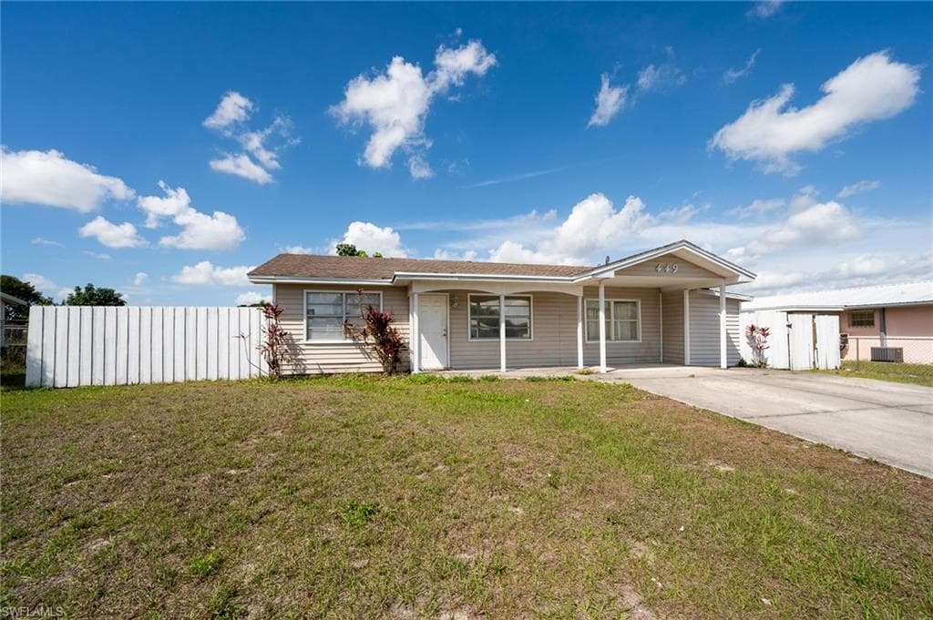 449 Morgan CIR S LEHIGH ACRES, FL 33936