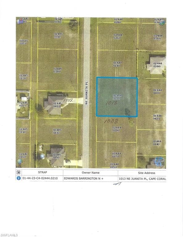 1013 Juanita PL CAPE CORAL, FL 33909