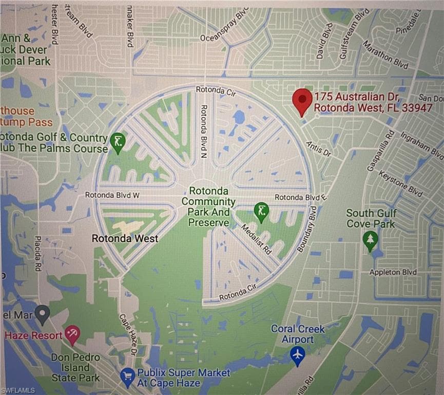175 Australian DR ROTONDA WEST, FL 33947