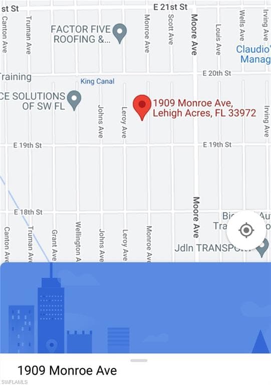 1909 Monroe AVE LEHIGH ACRES, FL 33972