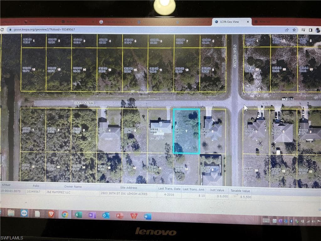 2603 36th ST SW LEHIGH ACRES, FL 33976