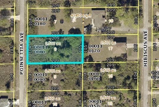 1208 Poinsettia AVE LEHIGH ACRES, FL 33972