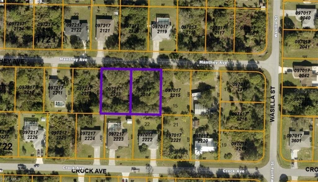 0970172213 & 0970172214 MANTHEY AVENUE NORTH PORT, FL 34291