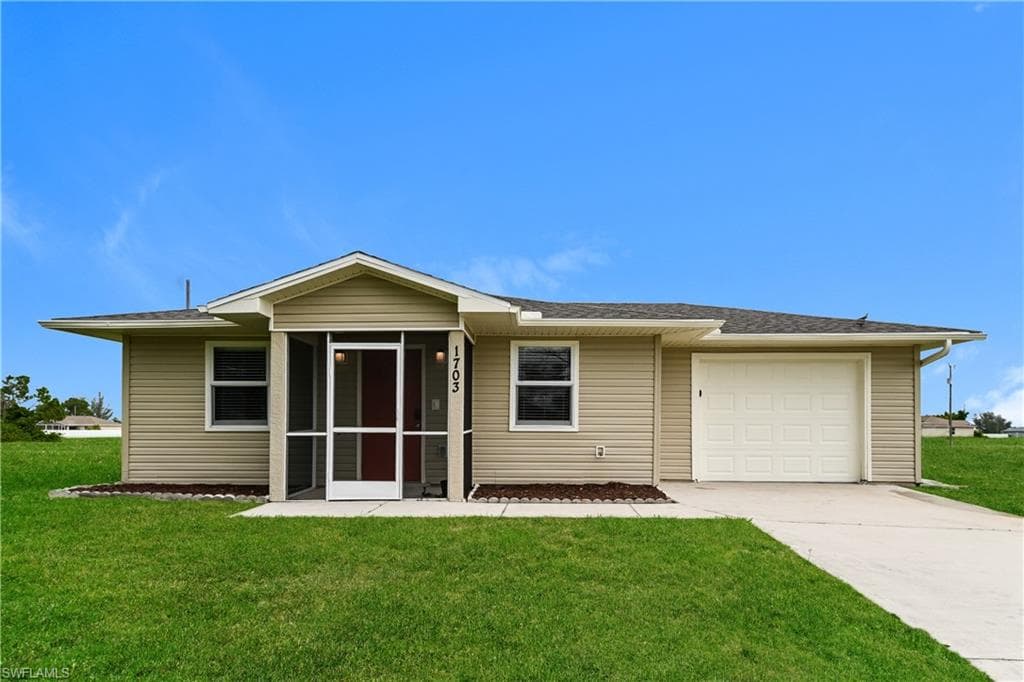 1703 NW 19th ST CAPE CORAL, FL 33993