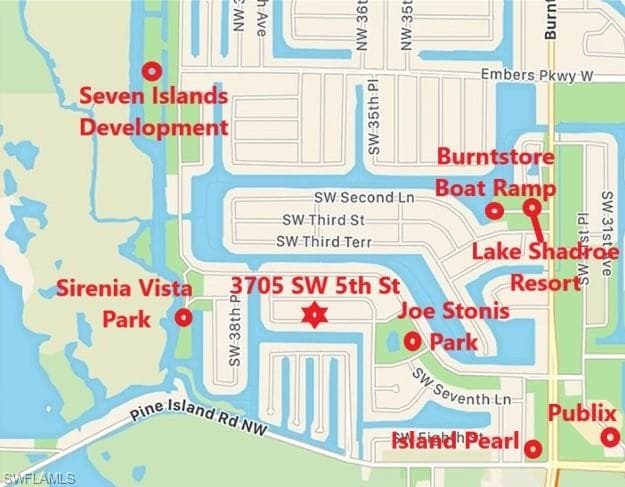 3705 SW 5th ST CAPE CORAL, FL 33991