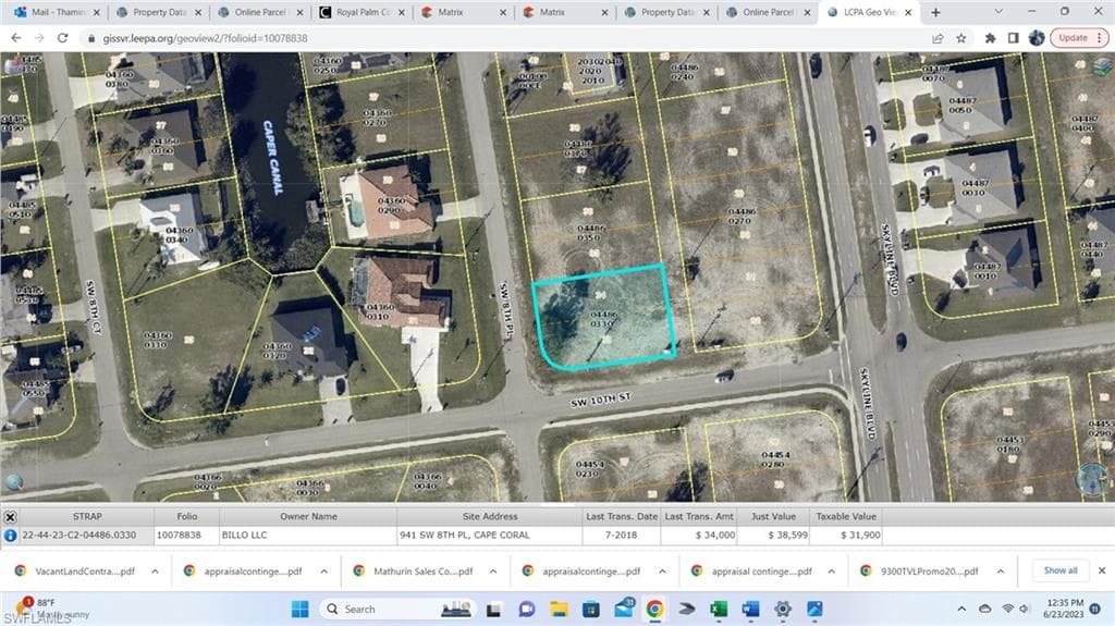 941 SW 8th PL CAPE CORAL, FL 33991