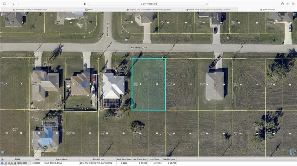 2842 NW Embers TER CAPE CORAL, FL 33993