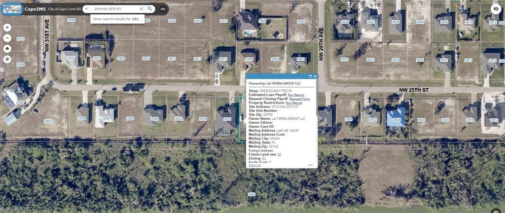 2910 NW 25th ST CAPE CORAL, FL 33993