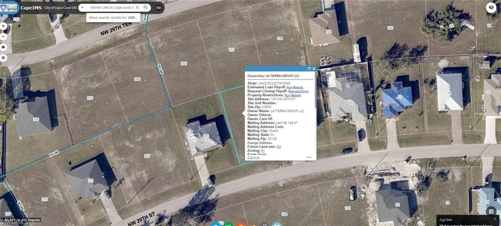 109 NW 29th ST CAPE CORAL, FL 33993