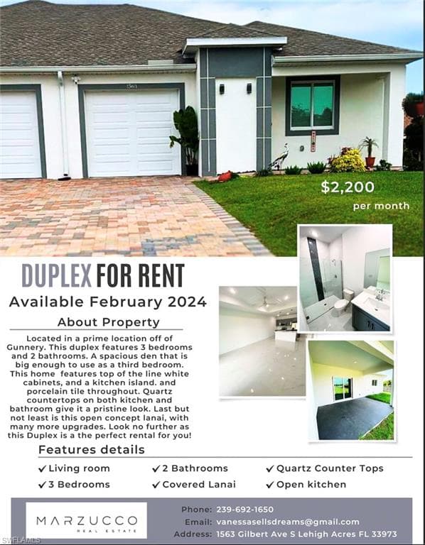 1563 Gilbert AVE S LEHIGH ACRES, FL 33973