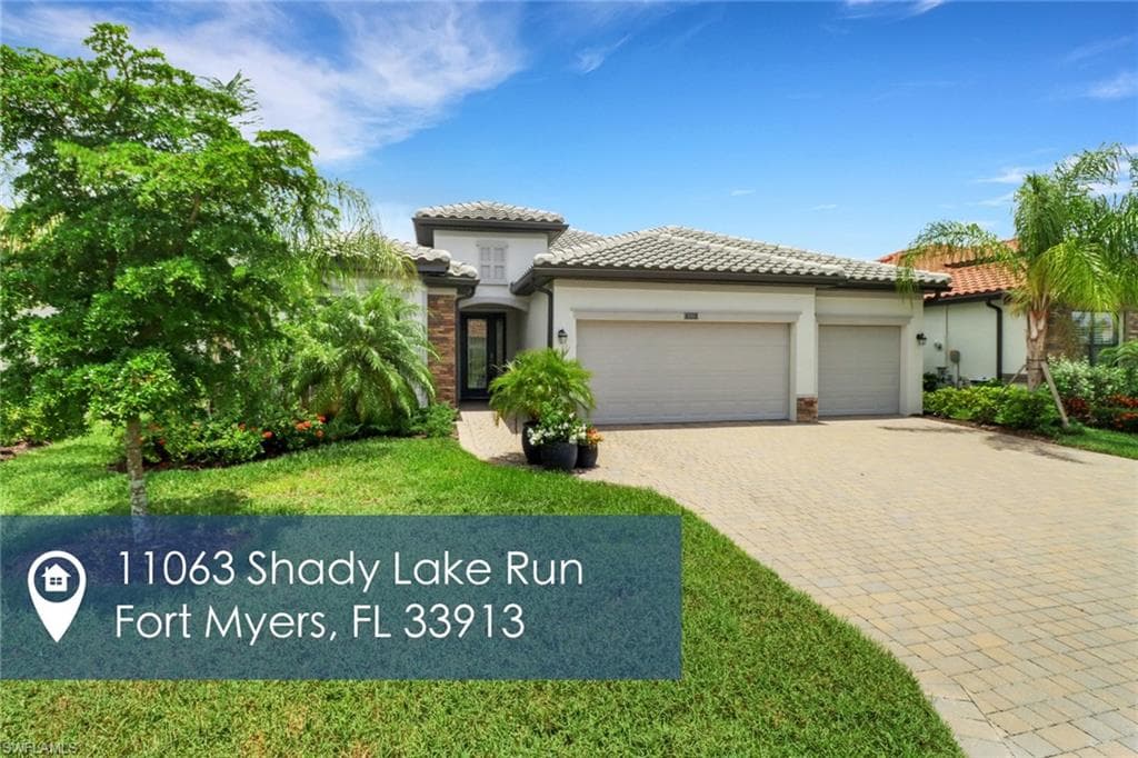 11063 Shady Lake RUN FORT MYERS, FL 33913