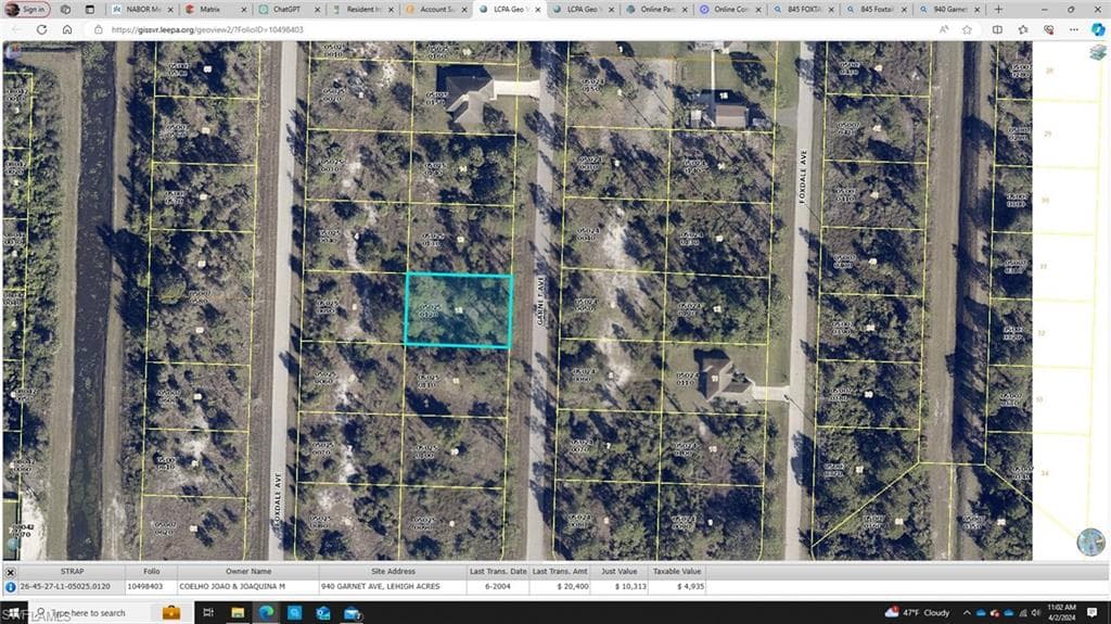 940 Garnet AVE LEHIGH ACRES, FL 33974