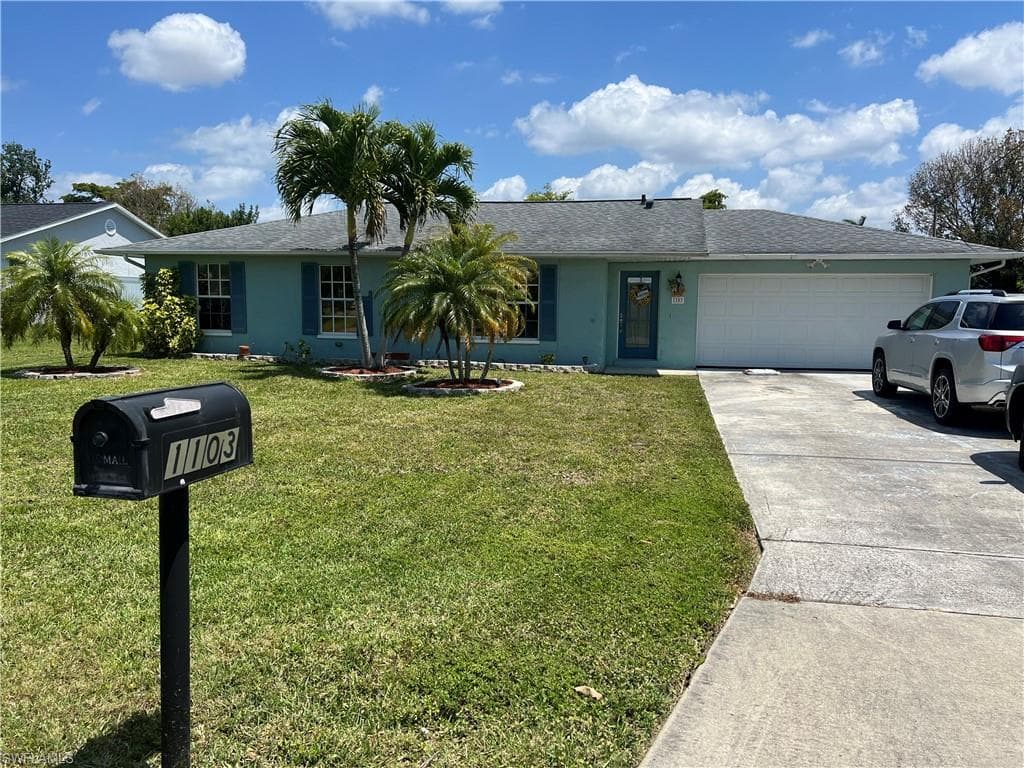 1103 SW 6th CT CAPE CORAL, FL 33991