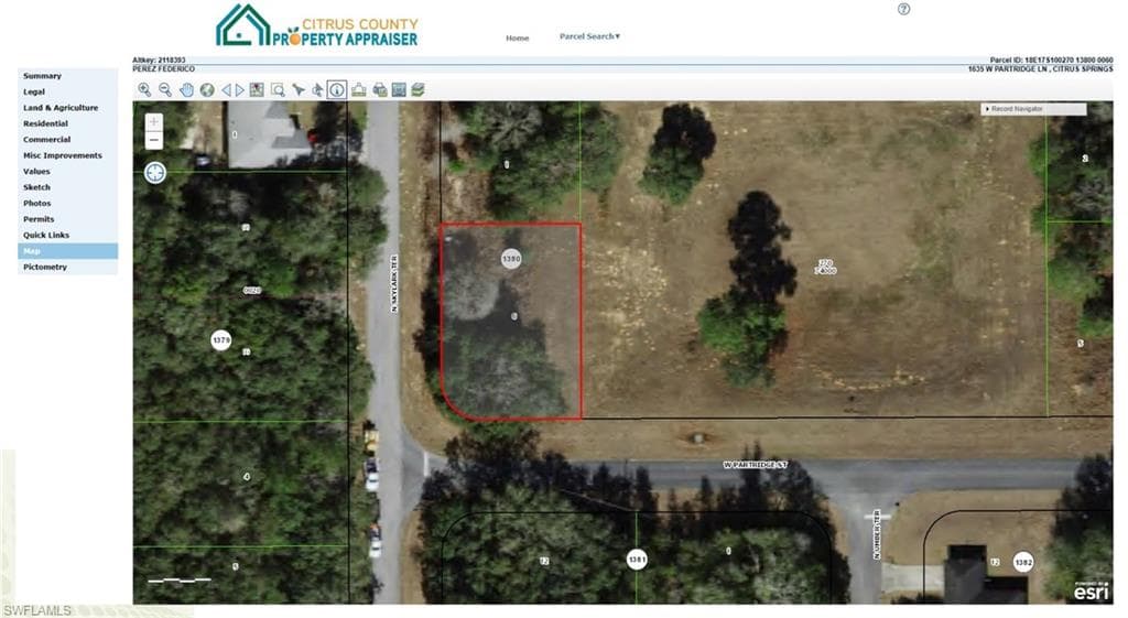 1635 PARTRIDGE ST CITRUS SPRINGS, FL 34434