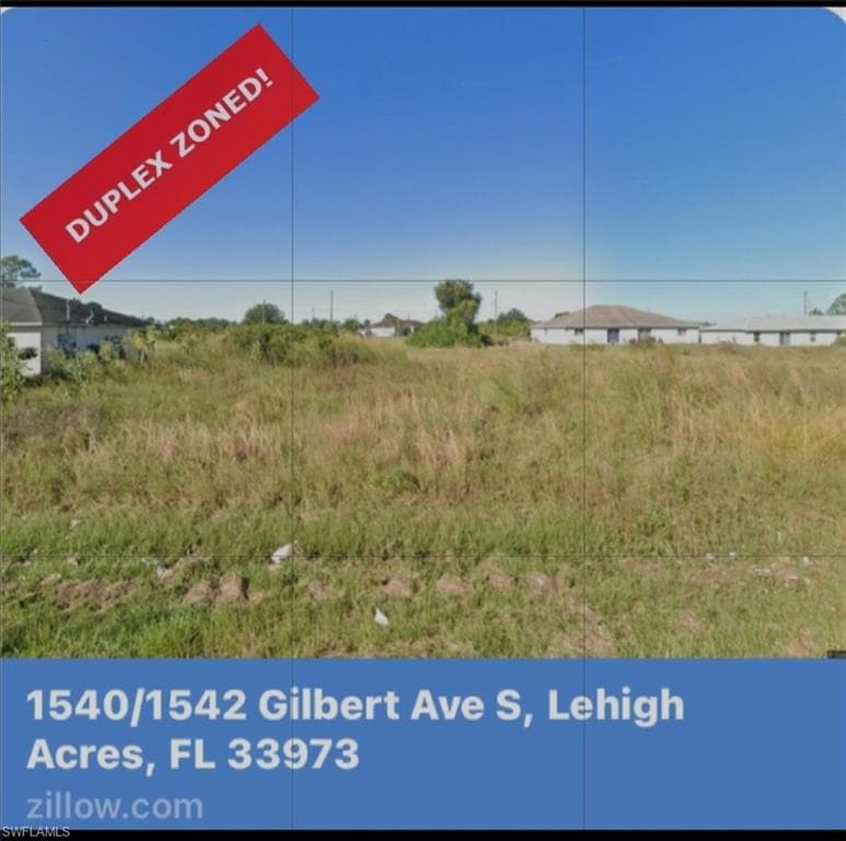 1540/1542 Gilbert AVE S LEHIGH ACRES, FL 33973