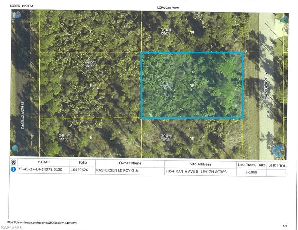 1054 Manta AVE S LEHIGH ACRES, FL 33974