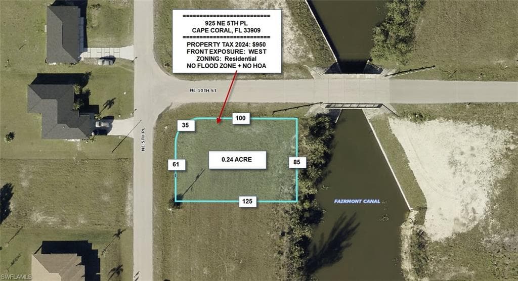 925 NE 5th PL CAPE CORAL, FL 33909