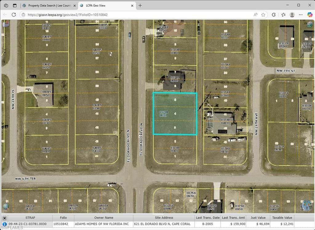 621 El Dorado BLVD N CAPE CORAL, FL 33993