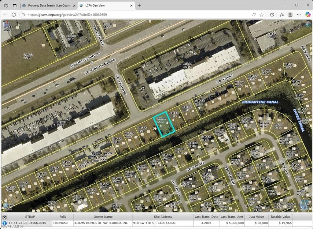 910 SW 4th ST CAPE CORAL, FL 33991