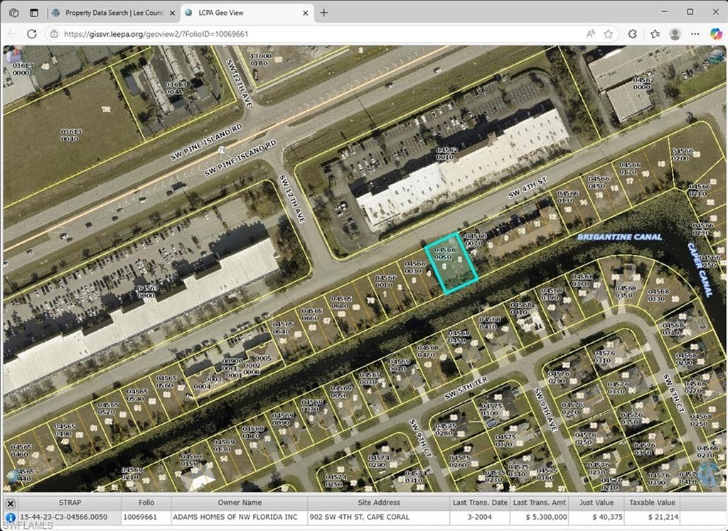 902 SW 4th ST CAPE CORAL, FL 33991