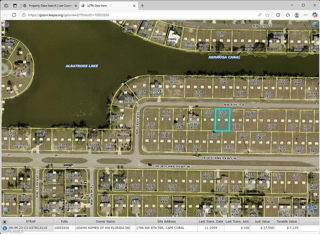 1706 NW 8th TER CAPE CORAL, FL 33993