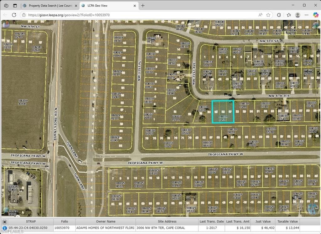 3006 NW 8th TER CAPE CORAL, FL 33993