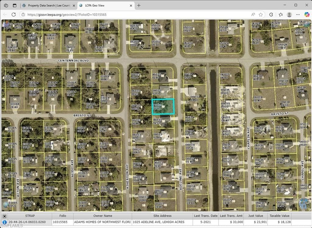 1025 Adeline AVE LEHIGH ACRES, FL 33971