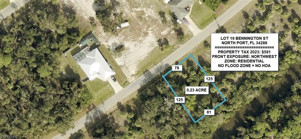 Lot 19 BENNINGTON ST NORTH PORT, FL 34288