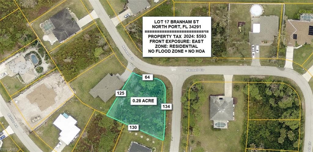 Lot 17 BRANHAM ST NORTH PORT, FL 34291