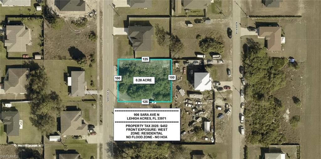 906 SARA AVE N LEHIGH ACRES, FL 33971