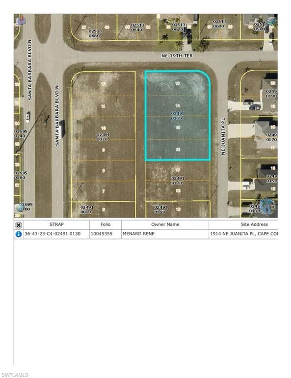1914 NE Juanita PL CAPE CORAL, FL 33909