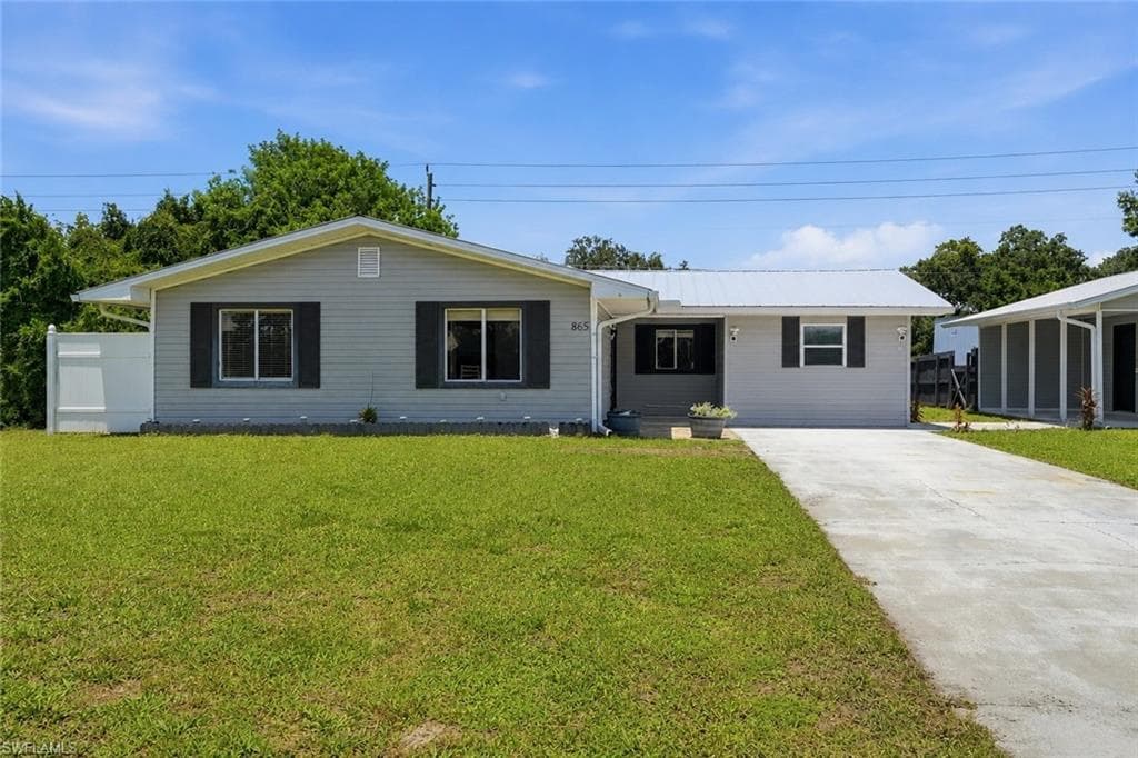 865 Quail RUN LABELLE, FL 33935