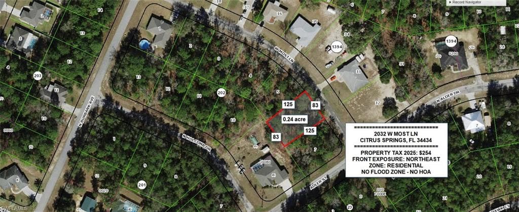 2032 W Most LN CITRUS SPRINGS, FL 34434