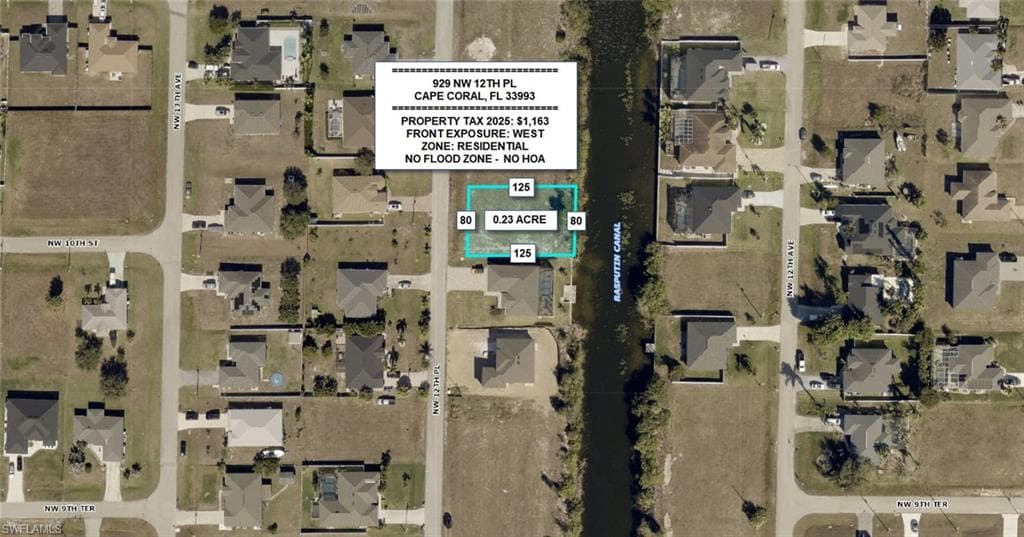 929 NW 12th PL CAPE CORAL, FL 33993